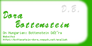 dora bottenstein business card